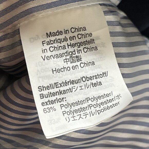 J Crew Mercantile Blazer Womens 2 Navy Schoolboy Gold Buttons Old Money Preppy - Picture 4 of 9